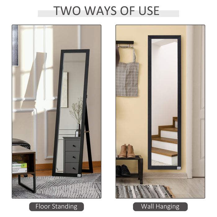 Elegant Full-Length Free Standing Mirror - 37 x 154 cm Dressing and Bedroom Reflective Decor - Ideal for Living Room Elegance and Spaciousness