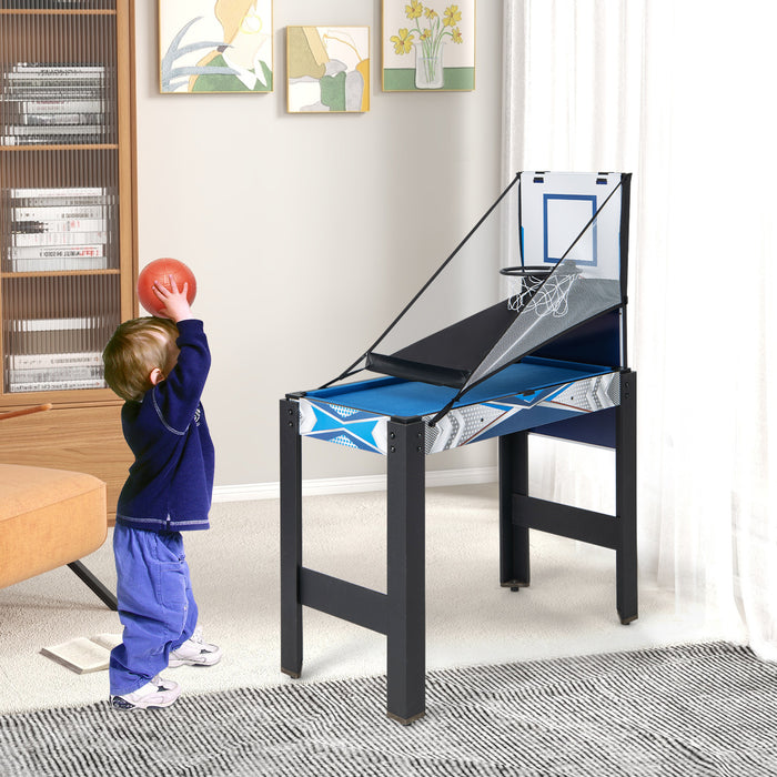 Combo Game Table 6-In-1 - Features Air Hockey, Billiards and Table Tennis - Perfect for Family Game Night or Entertainment Room