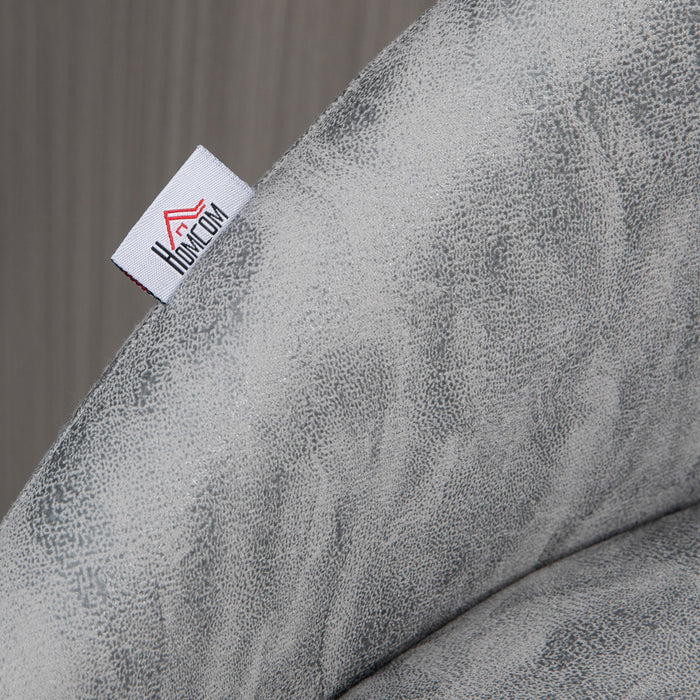 Adjustable Swivel Bar Stools with PU Leather - Set of 2, Armrests, Footrest, and Back Support for Kitchen Counter - Comfortable Light Grey Seating for Breakfast Area