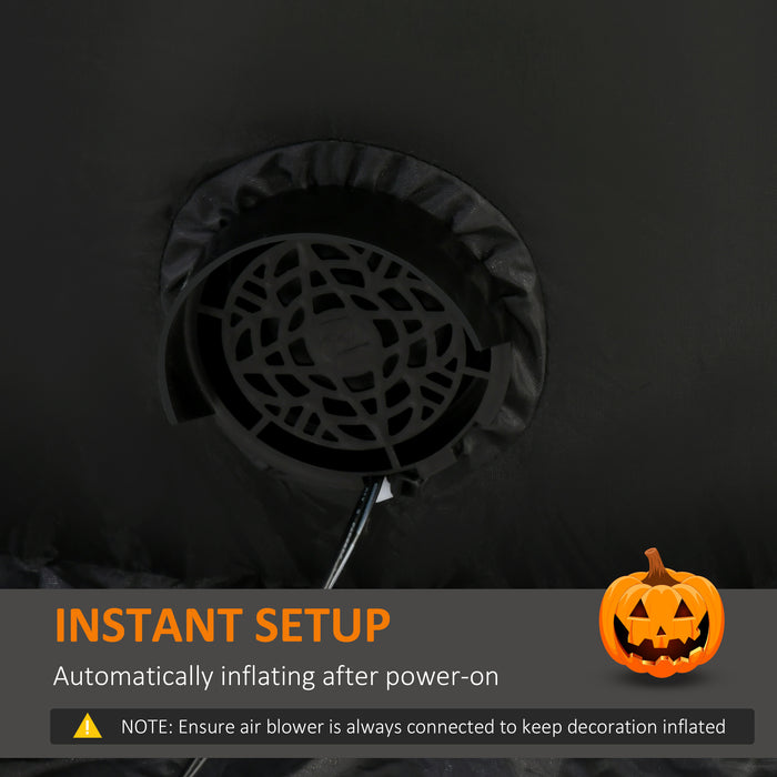 9FT Inflatable Halloween Pumpkin Ghost with LED - Outdoor Lighted Blow Up Decoration - Quick Next Day Delivery for Festive Yard Display