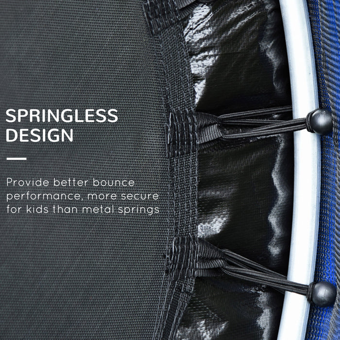 Kids Trampoline with Enclosure - 5.2FT/63 Inch Indoor Round Bouncer with Steel Frame - Safe Rebounding for Ages 3 to 6, Multi-color