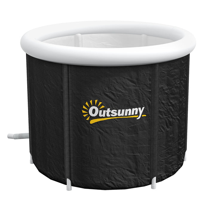 Portable Ice Bath for Polar Recovery - Cold Plunge Therapy Tub with Thermo Lid - Ideal for Athletes Seeking Muscle Recovery & Relaxation