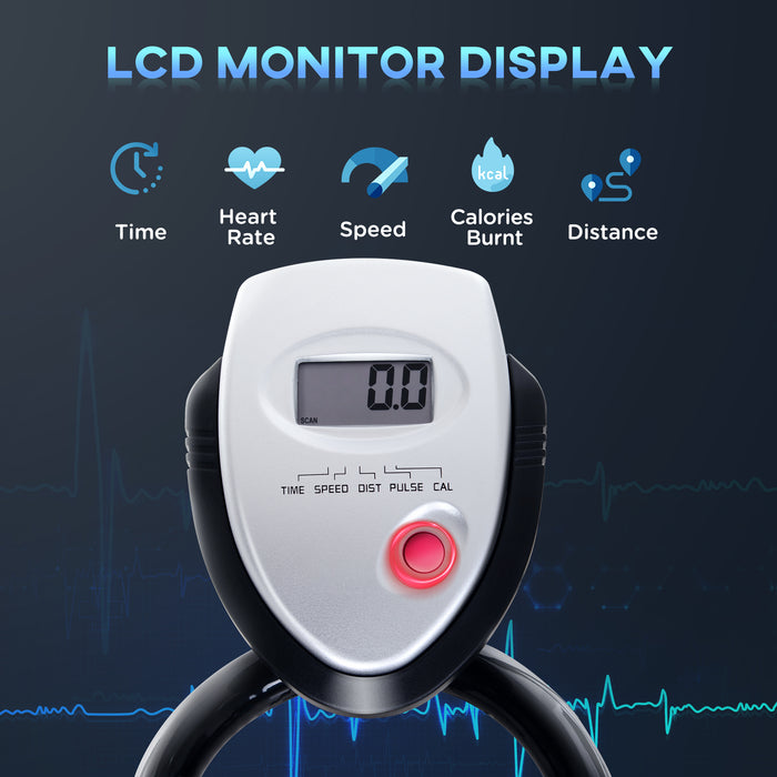 Exercise Bike with Steel Flywheel and Belt Drive - High-Intensity Black and Yellow Cycling Machine - Ideal for Cardio Workouts and Fitness Enthusiasts