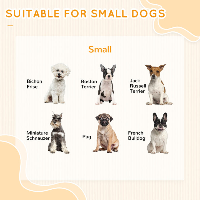 Foldable 3-Step Pet Stairs - Portable Mobility Aid with Washable Fleece Cover, 41x19cm, Brown - Ideal for Small & Aging Pets Climbing Support