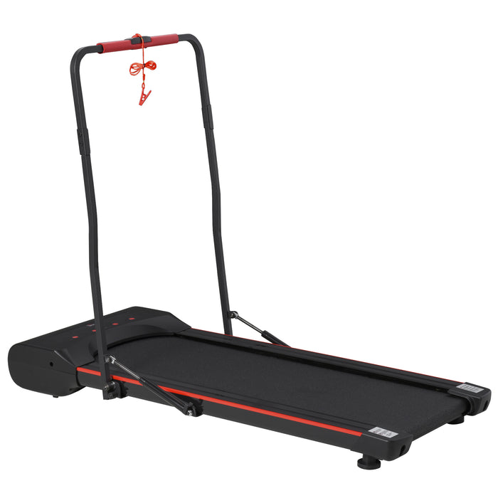 Foldable Walking Machine Treadmill with LED Display - 1-6km/h Speed, Portable & Remote-Controlled - Ideal for Home Office Fitness Routines