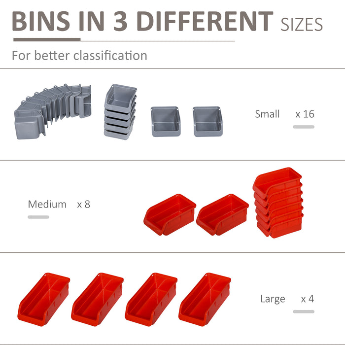 DIY Garage Storage Solution - 44-Piece Wall-Mounted Kit with 28 Cubes, 10 Hooks, 2 Boards - Organize Tools and Equipment Efficiently