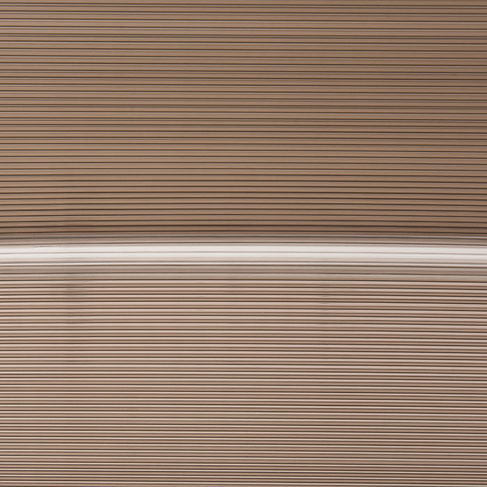 Curved Aluminum & Polycarbonate Awning - Durable Door & Window Canopy, UV & Water Resistant, Modern Brown Design - Home Exterior Protection, 100x75cm Size