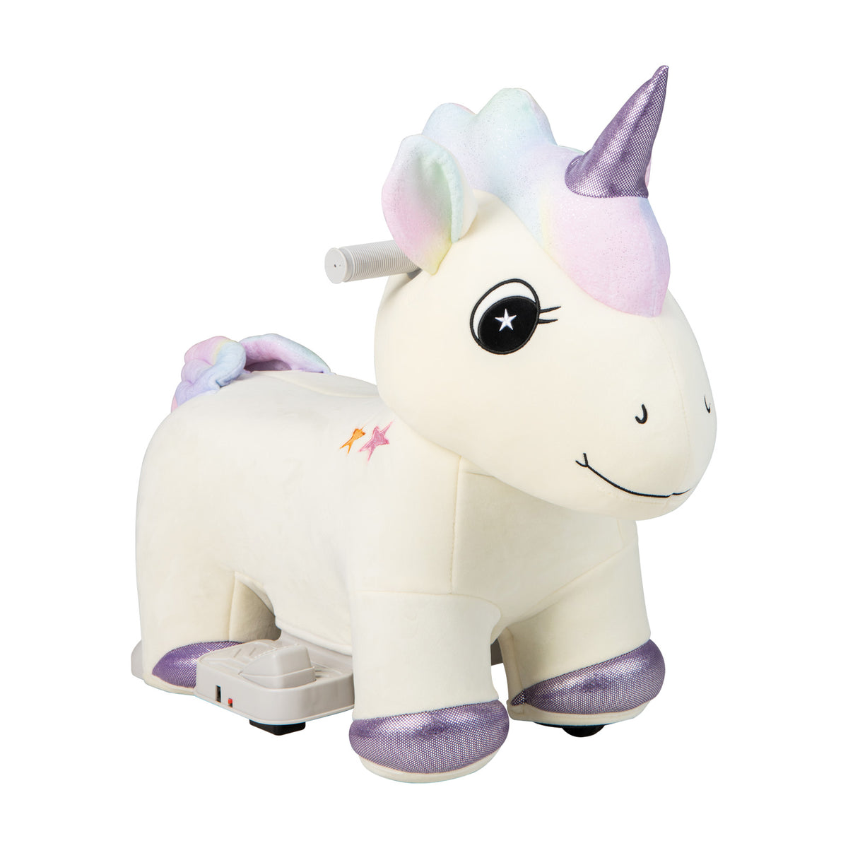 Electric Toy - 6V Animal Ride On with Music Function in Beige - Ideal for Children's Entertainment and Playtime
