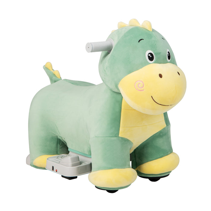 Electric Toy - 6V Animal Ride On with Music Function in Beige - Ideal for Children's Entertainment and Playtime