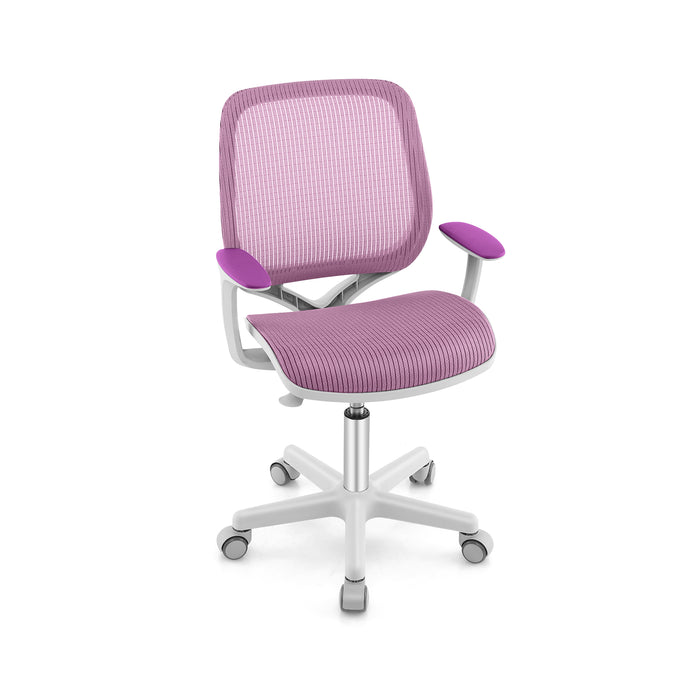 Functional Kids' Study Chair with Ergonomic Design - Breathable Mesh Back and Adjustable Features - Ideal for Comfortable Seating and Improved Posture in Children