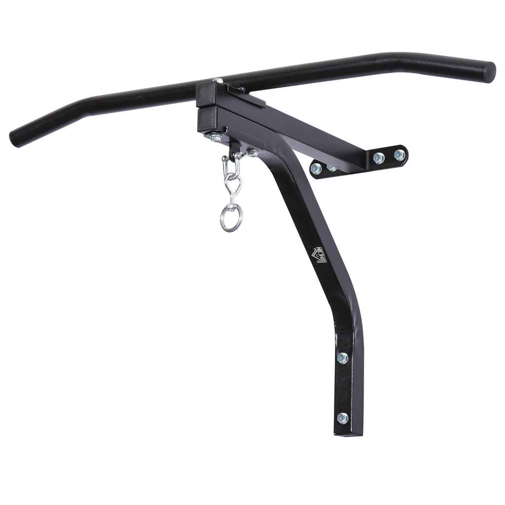 Heavy-Duty Punching Bag Hanger - Wall Mount Bracket for Boxing, MMA Training, Home Fitness Workout, with Pull Up Bar - Ideal for Athletes and Fitness Enthusiasts