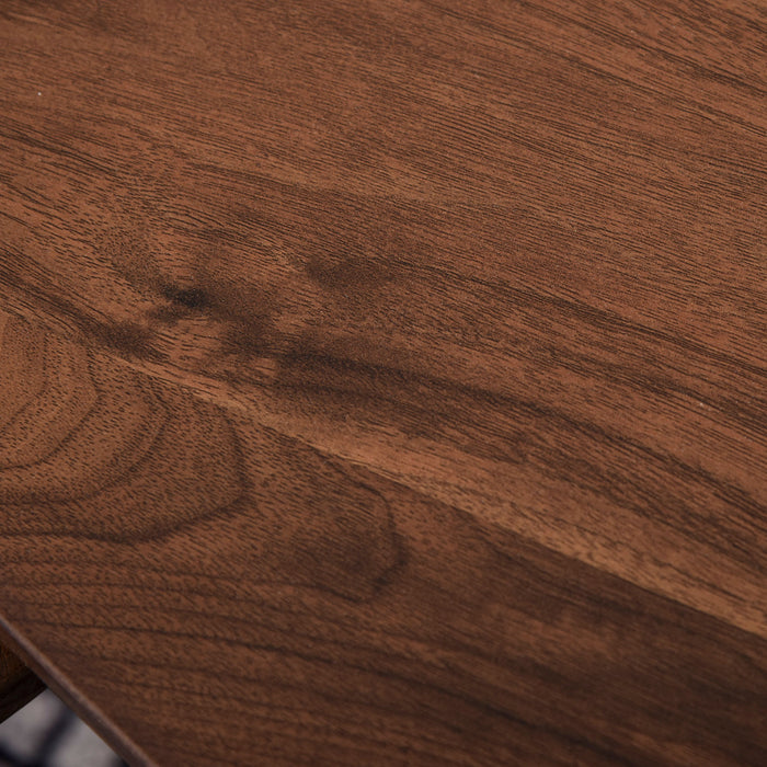 Vintage Style Nesting Tables Set of 2 - Triangle End & Coffee Tables for Decor - Versatile Occasional Stands for Living Room, Home, and Office