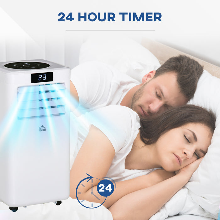 10000 BTU Portable Air Conditioner - Cooling, Dehumidifying, Ventilating AC with Remote Control & LED Display - Ideal for Bedroom Comfort & Climate Control