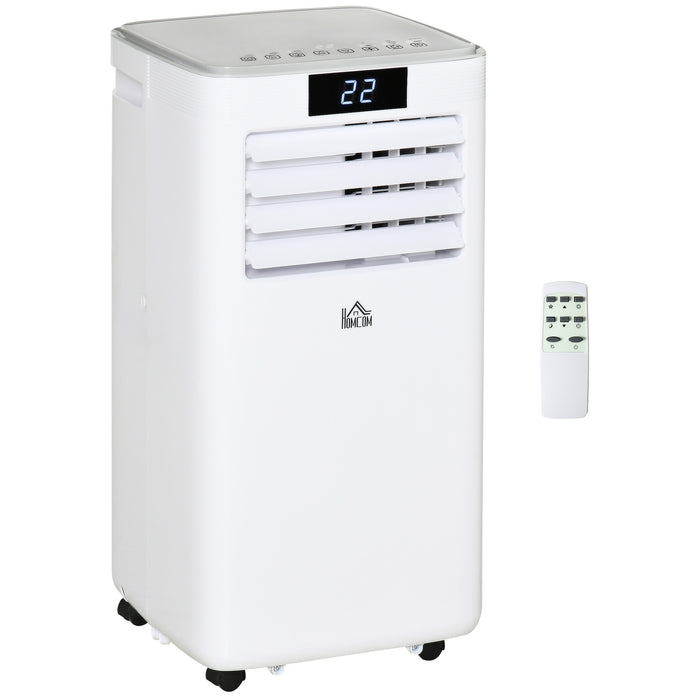 10000 BTU Portable Air Conditioner - Remote-Controlled Cooling, Dehumidifying, and Ventilating Unit with LED Display - Ideal for Home and Office Use