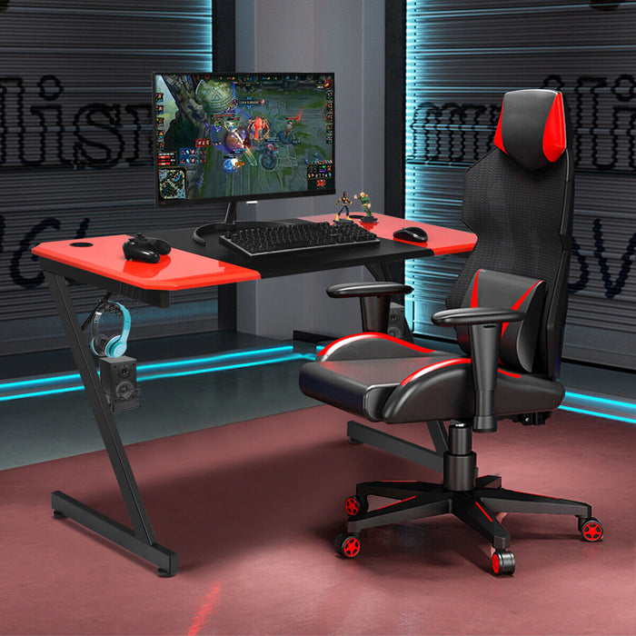 Z-Shaped Carbon Fiber Desk - Advanced Gaming Surface Table - Perfect for Professional Gamers and E-Sport Enthusiasts