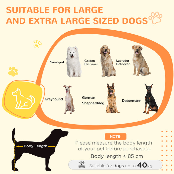 Heavy Duty 48-Inch Dog Crate with Wheels - Large and Extra-Large Double Door Pet Kennel with Bowl Holder and Removable Tray - Easy Transport and Cleaning for Big Breeds