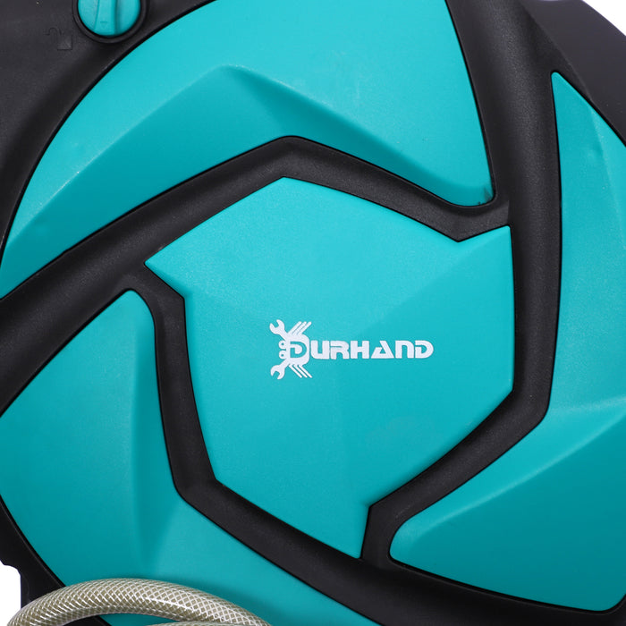 Auto Hose Reel with 7 Spray Patterns - 10m Retractable Garden Watering System, Wall Mounted - Outdoor Watering Solution for Home Gardeners