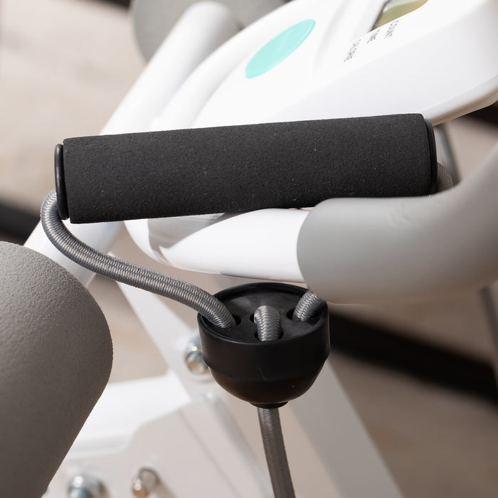 Core & Abdominal 2-in-1 Workout System - Trainer and Sit-Up Bench with Foam Roller, Muscle Strengthening Equipment - Ideal for Fitness Enthusiasts, Home Gym SetUp