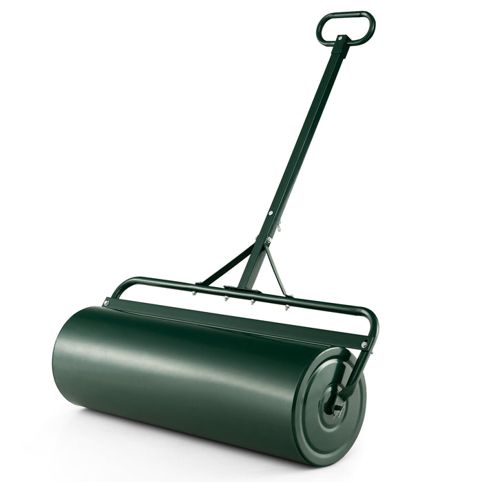 Garden Gear 63L - Lawn Roller with Gripping Handle in Black - Perfect for Gardeners and Landscaping Needs