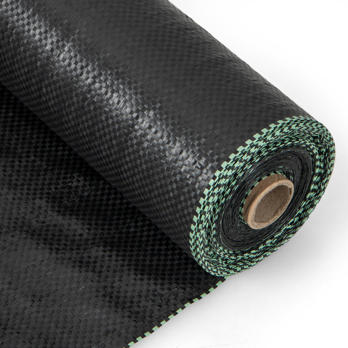 Weed Barrier Fabric - PP Garden Weed Control Material with Guide Line - Ideal for Outdoor Plants and Lawn Maintenance