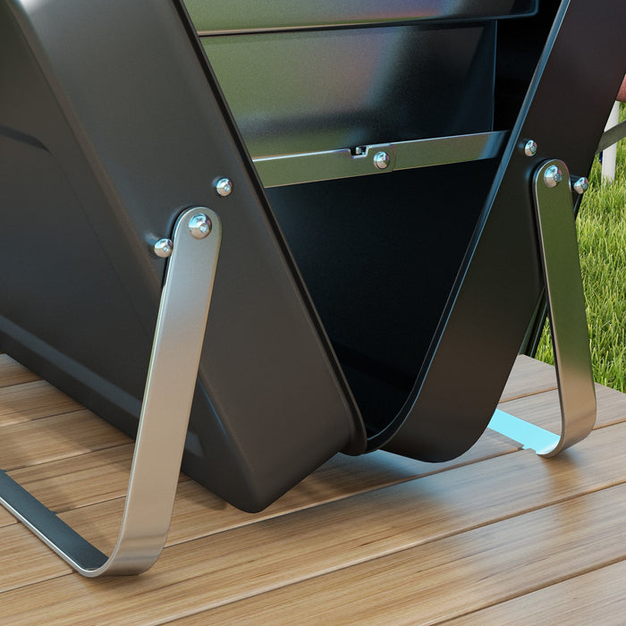 Foldable Mini Charcoal Grill - Portable Suitcase Style BBQ for Outdoor Cooking - Ideal for Picnics, Camping, and Tailgate Parties