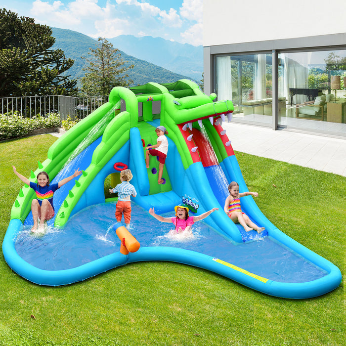 Giant - 7 In 1 Inflatable Bounce House with 780W Air Blower - Ideal for Active Play and Parties