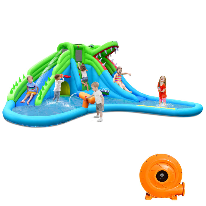 Giant - 7 In 1 Inflatable Bounce House with 780W Air Blower - Ideal for Active Play and Parties