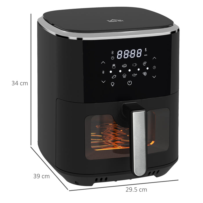 6.7L Multifunctional Air Fryer - Digital Display with Bake, Roast, Dehydrate Functions & Rapid Air Circulation - Ideal for Health-Conscious Cooking & Versatile Meal Prep