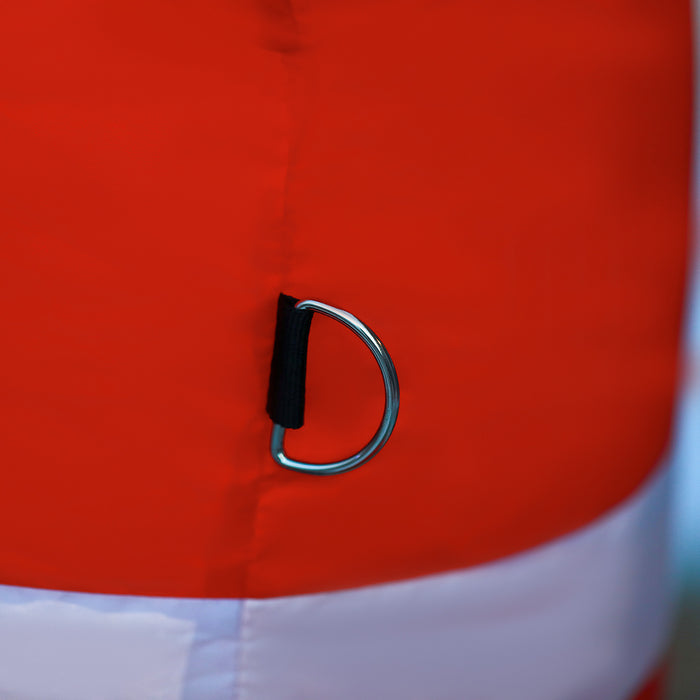 Inflatable Santa Claus in Airplane with LED Lights - 1.6m Tall Blow Up Holiday Decor for Yard & Garden - Festive Outdoor Display for Christmas Party