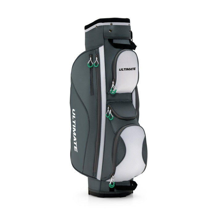 Hyper-Lite Golf Cart Bag - Convenient, Light and Durable with 14 Club Compartments and 7 Zippered Pockets - Perfect for Organised, Hassle-free Golfing Experience