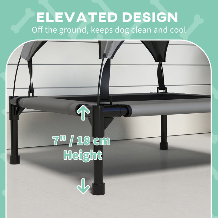Elevated Dog Bed with Cooling Mesh - Durable & Easy-Cleaning Material, Perfect for Small to Medium Sized Pets - Ensures Comfort & Hygiene for Your Furry Friend