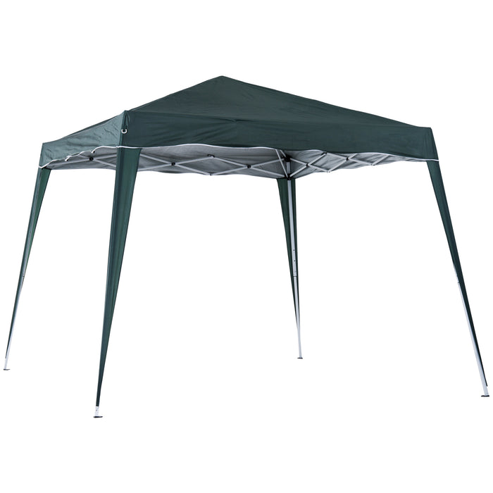 3x3m Green Pop-Up Canopy Tent - Waterproof & UV Protection Outdoor Shelter - Ideal for Parties, Events & Camping