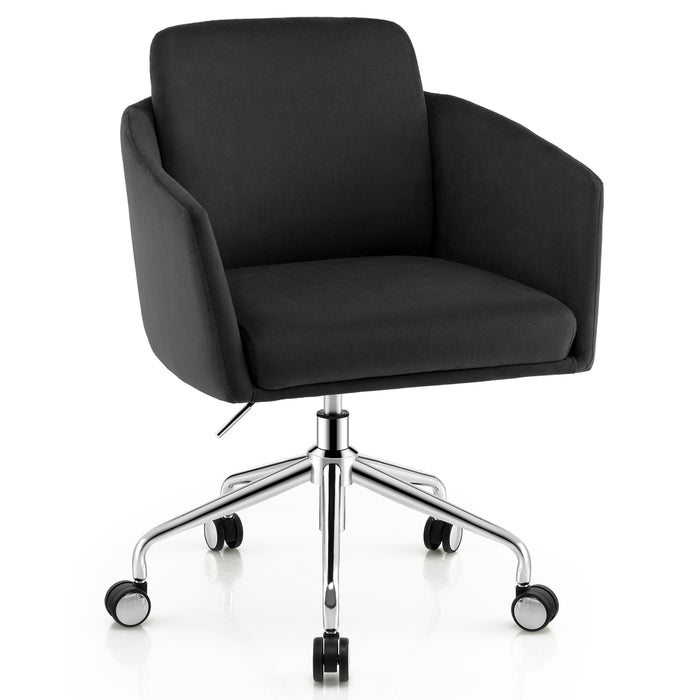 Office Furniture Express - Black Home Office Chair with Sturdy Metal Base - Ideal Solution for Comfortable and Durable Work Seating Options