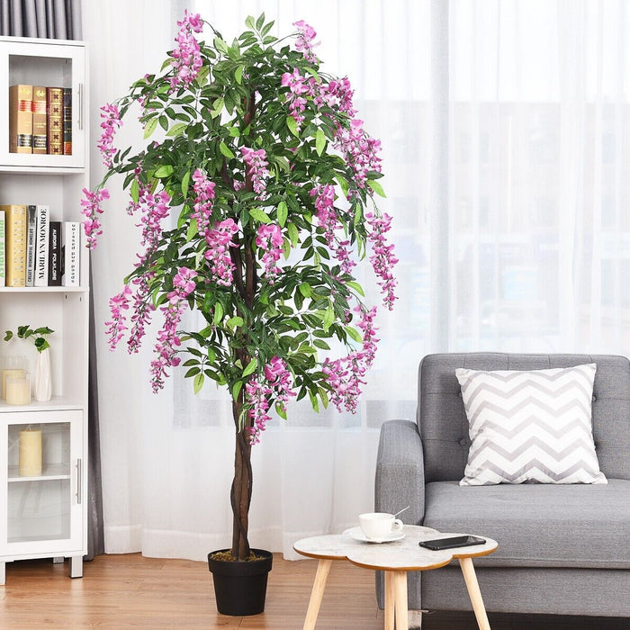 Ficus Artificial Tree, 180CM - Perfect Accent for Living Room or Office Decor - Ideal for Enhancing Indoor Spaces