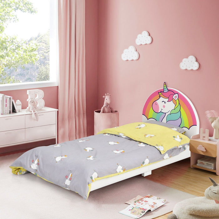 Kid's Adjustable Feet Bed - Sturdy, Flexible Sleep Solution - Perfect for Growing Children, Solves Problem of Unstable Bedding