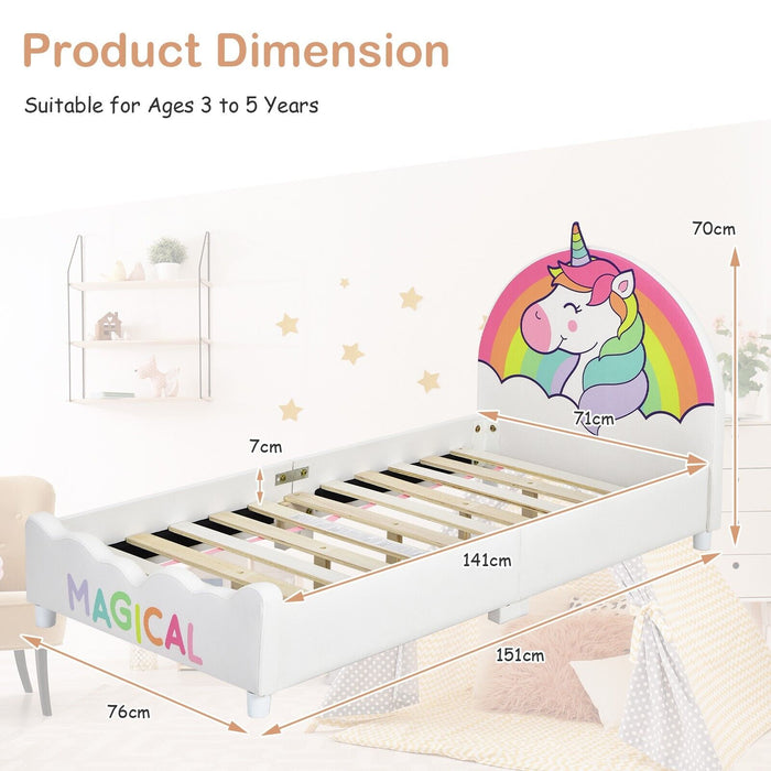 Kid's Adjustable Feet Bed - Sturdy, Flexible Sleep Solution - Perfect for Growing Children, Solves Problem of Unstable Bedding