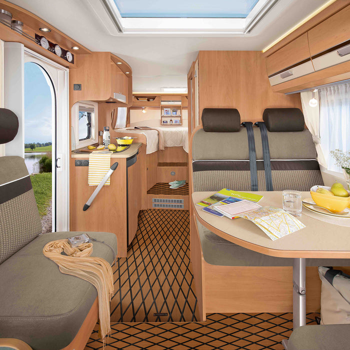 Boat Decking Sheet - Non-Slip, Waterproof, Self-Adhesive, Brown - Ideal for Improved Boat Safety and Aesthetics