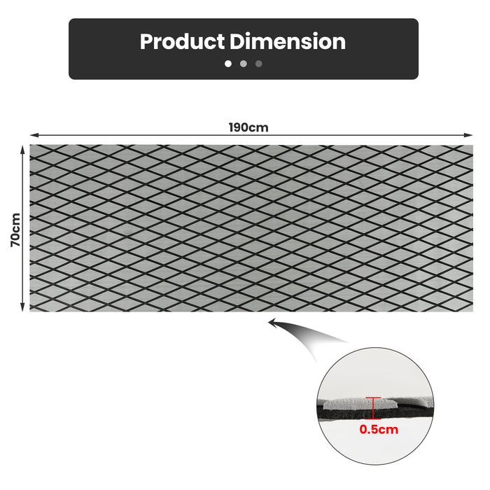 Boat Decking Sheet - Non-Slip, Waterproof, Self-Adhesive, Brown - Ideal for Improved Boat Safety and Aesthetics