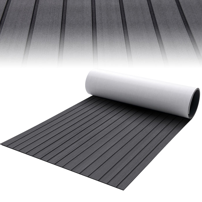 Marine Mat-240 x 90 cm - Non-Slip Carpet in Grey - Ideal for Boats and Docks