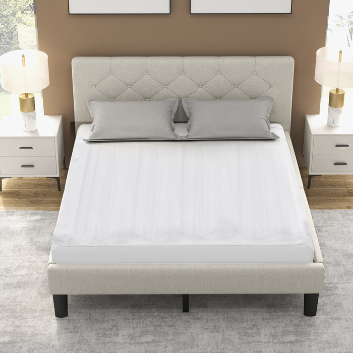 Dual Control Heated Mattress Pad - With 8 Adjustable Temperature Levels and Timer Feature - Ideal for Cold Winters and Individuals Seeking Thermostatic Comfort