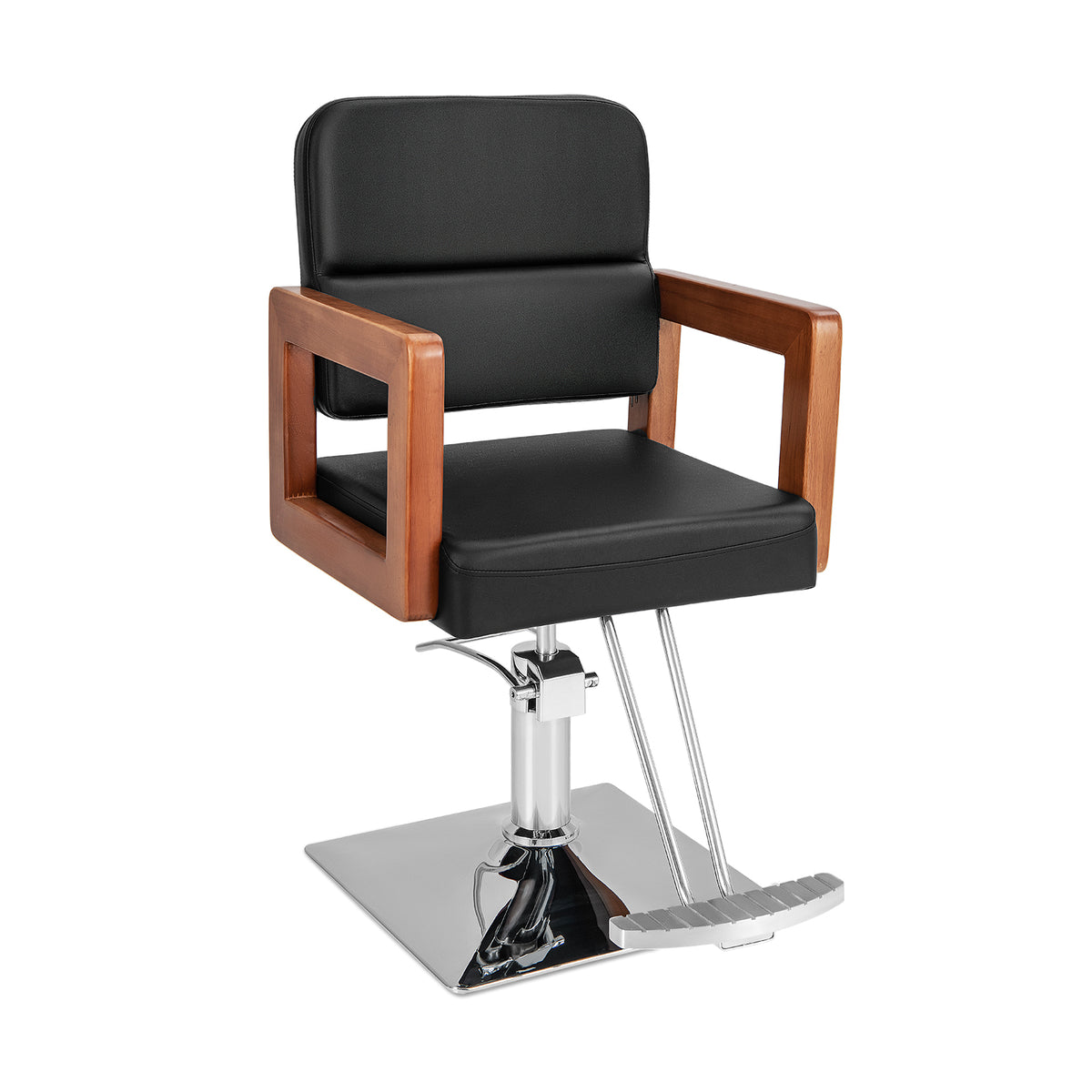 Hydraulic Barber Chair Model No. 360 - Salon Chair with Full Rotation Feature for Hair Stylists - Perfect for Providing Clients with a Comprehensive Styling Experience