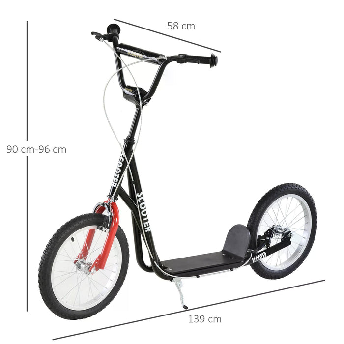 Kids Scooter with Height-Adjustable Handlebar - Anti-Slip, Dual-Brake Design for Safety - Perfect Ride for Boys & Girls Ages 5+