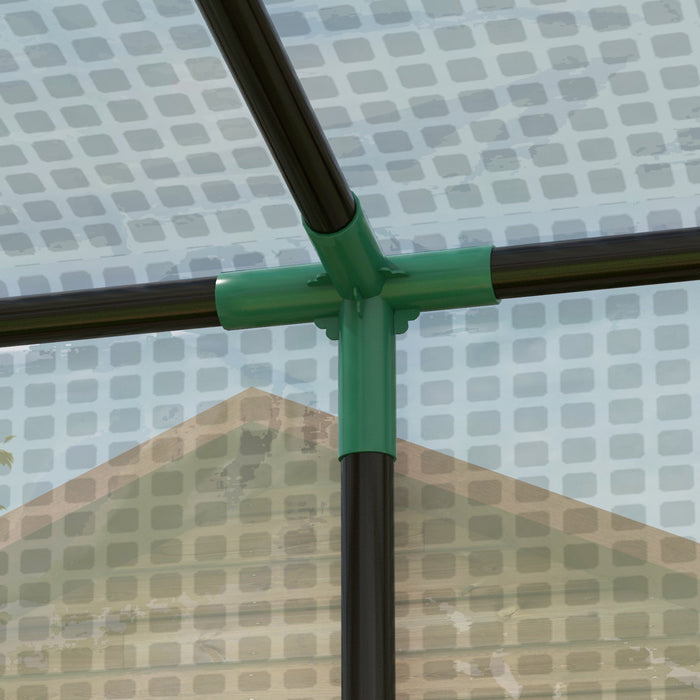 PE Cover Walk-in Greenhouse - Durable Outdoor Plant Protection Structure - Ideal for Gardeners and Seasonal Plant Cultivation