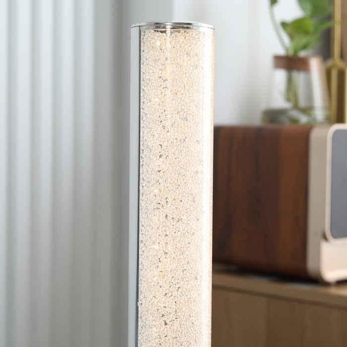 RGB Dimmable LED Corner Floor Lamp - Modern Mood Lighting with Remote Control - Ideal for Living Room, Bedroom, and Gaming Environments