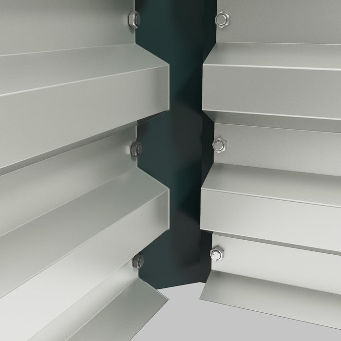 Steel Garden Planter Beds - Set of 2 Raised Outdoor Boxes for Flowers, Herbs, and Vegetables - Ideal for Home Gardening Enthusiasts