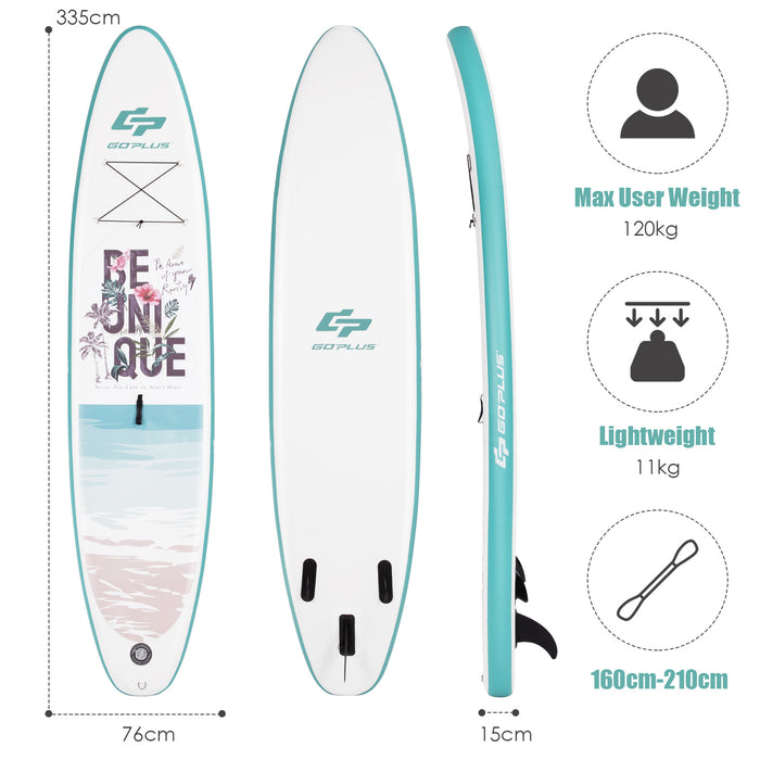 Premium Inflatable Stand Up Paddle Board - Sup Accessories Included for Easy Use - Ideal for Water Sports Enthusiasts