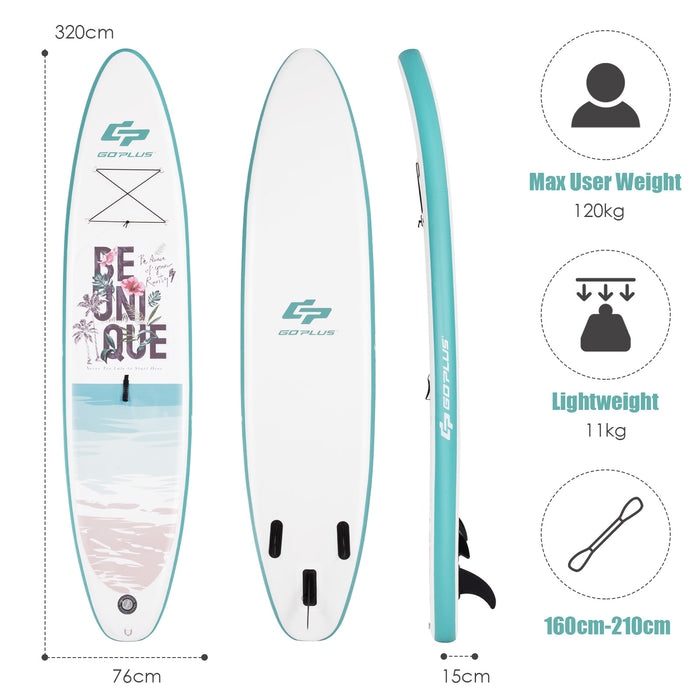 Premium Inflatable Stand Up Paddle Board - Sup Accessories Included for Easy Use - Ideal for Water Sports Enthusiasts