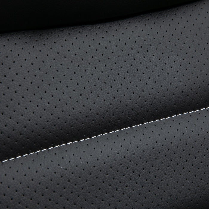 High Back Executive Massage Office Chair - 6-Point Vibrating, Extra Padded Swivel & Tilt Functionality - Ergonomic Desk Seat for Comfortable Working