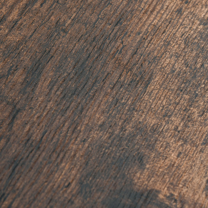 Rustic Brown Writing Desk - Computer Table with Storage Shelf for Home Office - Ideal PC Laptop Workstation for Professionals and Students