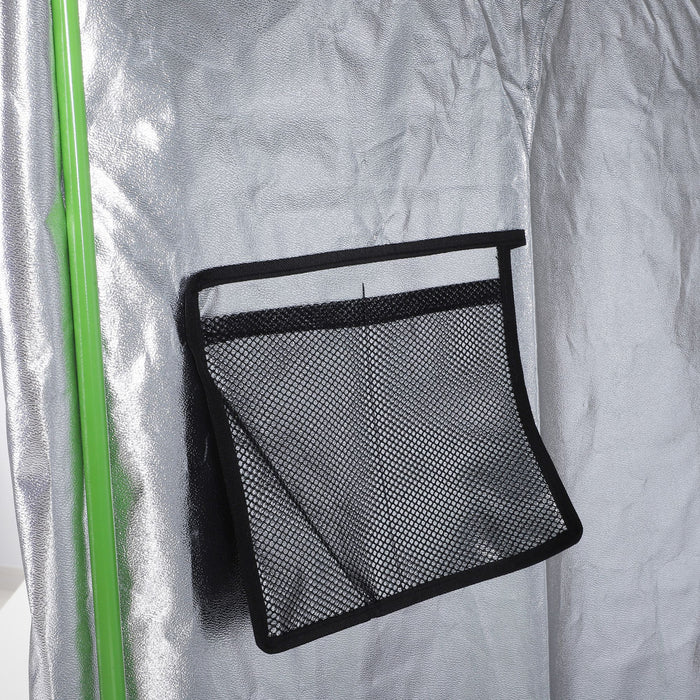 Hydroponic Grow Space - 80x80x160cm Plant Cultivation Tent Black/Green - Ideal for Indoor Gardening Enthusiasts